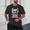 Drip Happens Baseball Ice Cream Bat And Ball With Sunglasses Unisex T-Shirt Drip Happens Baseball Ice Cream Bat And Ball With Sunglasses Unisex T-Shirt