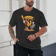 Drippy Pizza Baseball Slice Cartoon Sports Food Unisex T-Shirt Drippy Pizza Baseball Slice Cartoon Sports Food Unisex T-Shirt