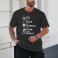Eat Sleep Baseball Anime Repeat Japanese Otaku Unisex T-Shirt Eat Sleep Baseball Anime Repeat Japanese Otaku Unisex T-Shirt