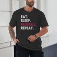 Eat Sleep Baseball Repeat Baseball Player Unisex T-Shirt
