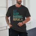 Eat Sleep Baseball Repeat Baseball Player Baseball Unisex T-Shirt Eat Sleep Baseball Repeat Baseball Player Baseball Unisex T-Shirt