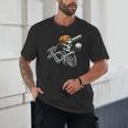 Halloween Boys Batting Skeleton Baseball Unisex T-Shirt