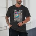 I Hit 100 Days Of School Baseball Ice Cream Drip Boys Girls Unisex T-Shirt I Hit 100 Days Of School Baseball Ice Cream Drip Boys Girls Unisex T-Shirt