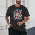 I Hit 100 Days Of School Baseball Ice Cream Drip Unisex T-Shirt I Hit 100 Days Of School Baseball Ice Cream Drip Unisex T-Shirt