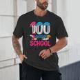 HUGvyn 100 Days Of School Baseball Ice Cream Teacher Student Unisex T-Shirt HUGvyn 100 Days Of School Baseball Ice Cream Teacher Student Unisex T-Shirt