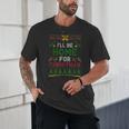 I’Ll Be Home For Christmas Baseball Ugly Sweater Unisex T-Shirt I’Ll Be Home For Christmas Baseball Ugly Sweater Unisex T-Shirt