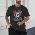 It's My 6th Birthday Baseball Fan Fun Party Celebration Unisex T-Shirt It's My 6th Birthday Baseball Fan Fun Party Celebration Unisex T-Shirt