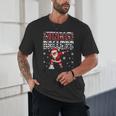 Jingle Ballers Plaid Santa Dabbing Baseball Christmas Unisex T-Shirt Jingle Ballers Plaid Santa Dabbing Baseball Christmas Unisex T-Shirt