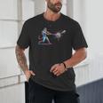Leopard Baseball Player Ice Cream Drip For Boys Kids Unisex T-Shirt Leopard Baseball Player Ice Cream Drip For Boys Kids Unisex T-Shirt