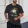 Mardi Gras Ice Cream Drip Baseball Carnival Party Mask Boys Unisex T-Shirt Mardi Gras Ice Cream Drip Baseball Carnival Party Mask Boys Unisex T-Shirt