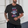 Respect The Drip Baseball Bat Sunglasses Mascot Unisex T-Shirt Respect The Drip Baseball Bat Sunglasses Mascot Unisex T-Shirt