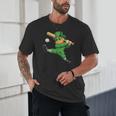 Retro Leprechaun Baseball St Patricks Day Sport Men Boy Kids Unisex T-Shirt