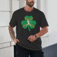 Retro Shamrock Baseball St Patricks Day Men Women Boys Girls Unisex T-Shirt