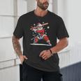 Santa Playing Baseball Christmas Candy Cane Fun Xmas Holiday Unisex T-Shirt Santa Playing Baseball Christmas Candy Cane Fun Xmas Holiday Unisex T-Shirt