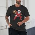 Santa Playing Baseball Baseball Lover Baseballer Xmas Unisex T-Shirt Santa Playing Baseball Baseball Lover Baseballer Xmas Unisex T-Shirt