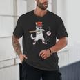 Six Seven 67 Baseball Cat Birthday Men Kids Boys Unisex T-Shirt Six Seven 67 Baseball Cat Birthday Men Kids Boys Unisex T-Shirt