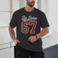 Six Seven Meme Boys Girls Kids 67 Baseball Jersey Unisex T-Shirt