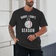 Sorry I Can't It's Volleyball Baseball Season Mom Of Both Unisex T-Shirt Sorry I Can't It's Volleyball Baseball Season Mom Of Both Unisex T-Shirt