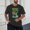 Spooky Zombie Respect The Drip Baseball Halloween Unisex T-Shirt Spooky Zombie Respect The Drip Baseball Halloween Unisex T-Shirt