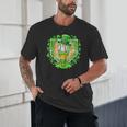 St Patrick Day Baseball Drip Ice Cream Baseball Home Plate Unisex T-Shirt St Patrick Day Baseball Drip Ice Cream Baseball Home Plate Unisex T-Shirt