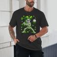 St Patricks Day Baseball Skeleton Irish Leprechaun Hat Boys Unisex T-Shirt