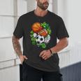 St Patricks Day Shamrock Basketball Baseball Football Soccer Unisex T-Shirt