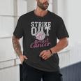 Strike Out Breast Cancer Baseball Warrior Unisex T-Shirt Strike Out Breast Cancer Baseball Warrior Unisex T-Shirt