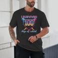 I Survived 100 Days Of School Baseball Boys Students Unisex T-Shirt I Survived 100 Days Of School Baseball Boys Students Unisex T-Shirt