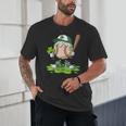 Toddler Baseball Drip Ice Cream Boys Kids St Patricks Day Unisex T-Shirt
