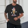 USA Patriotic Baseball Ice Cream Cone Freedom Unisex T-Shirt USA Patriotic Baseball Ice Cream Cone Freedom Unisex T-Shirt