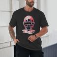 Valentine Baseball Catcher Mask Ice Cream Drip Tee For Boys Unisex T-Shirt