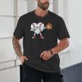 Valentines Day Baseball Ball Heart Dab Boys Kids Men Unisex T-Shirt Valentines Day Baseball Ball Heart Dab Boys Kids Men Unisex T-Shirt