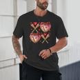 Valentines Day Drip Heart Baseball XOXO Boys Kids Men Sport Unisex T-Shirt Valentines Day Drip Heart Baseball XOXO Boys Kids Men Sport Unisex T-Shirt