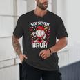 Valentines Day Six Seven Bruh 6 7 Meme Baseball Drip Boys Unisex T-Shirt Valentines Day Six Seven Bruh 6 7 Meme Baseball Drip Boys Unisex T-Shirt