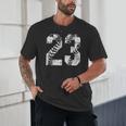 Vintage Baseball Number 23 Jersey Player Uniform Unisex T-Shirt Vintage Baseball Number 23 Jersey Player Uniform Unisex T-Shirt