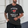 Women's Valentines Day Baseball Stealing Hearts Bases Boys Kids Men Unisex T-Shirt Women's Valentines Day Baseball Stealing Hearts Bases Boys Kids Men Unisex T-Shirt