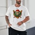 Baseball Xmas Christmas Baseball Ice Cream Drip Boys Unisex T-Shirt
