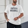 Coffee And Baseball Unisex T-Shirt