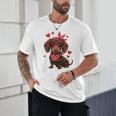 Dachshund Valentines Day Wiener Dog Lover Weenie Heart Raglan Baseball Tee Unisex T-Shirt Dachshund Valentines Day Wiener Dog Lover Weenie Heart Raglan Baseball Tee Unisex T-Shirt