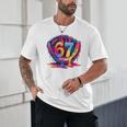 Gen Alpha Slang Ice Cream Drip Six Seven 67 Baseball Catcher Unisex T-Shirt