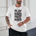 Play Hard Pray Hard Youth Boy Christian Baseball Jesus Unisex T-Shirt Play Hard Pray Hard Youth Boy Christian Baseball Jesus Unisex T-Shirt