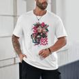 Punk Girl With Anger Kanji And Baseball Bat Unisex T-Shirt Punk Girl With Anger Kanji And Baseball Bat Unisex T-Shirt