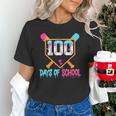 100 Days Of School Baseball Ice Cream Drip 100th Day School Unisex T-Shirt 100 Days Of School Baseball Ice Cream Drip 100th Day School Unisex T-Shirt