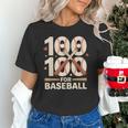 100 Days Of School Baseball Love Valentine’s Day Men Women Unisex T-Shirt