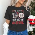 100 Days Of School Dabbing Baseball Hit Student Kids Boys Unisex T-Shirt