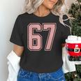 6 7 Number 67 Baseball Meme Tee For Women Unisex T-Shirt
