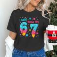 I Was 6 Now I'm 7 67 Birthday Baseball Drip 7 Year Old Unisex T-Shirt I Was 6 Now I'm 7 67 Birthday Baseball Drip 7 Year Old Unisex T-Shirt