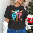 67 Baseball Ice Cream Drip Player Unisex T-Shirt