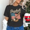 American Flag Baseball Player Bat Fan Catcher Pitcher USA Unisex T-Shirt American Flag Baseball Player Bat Fan Catcher Pitcher USA Unisex T-Shirt