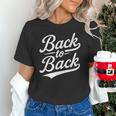 Back To Back For Boys Girls Men Women Baseball Unisex T-Shirt Back To Back For Boys Girls Men Women Baseball Unisex T-Shirt